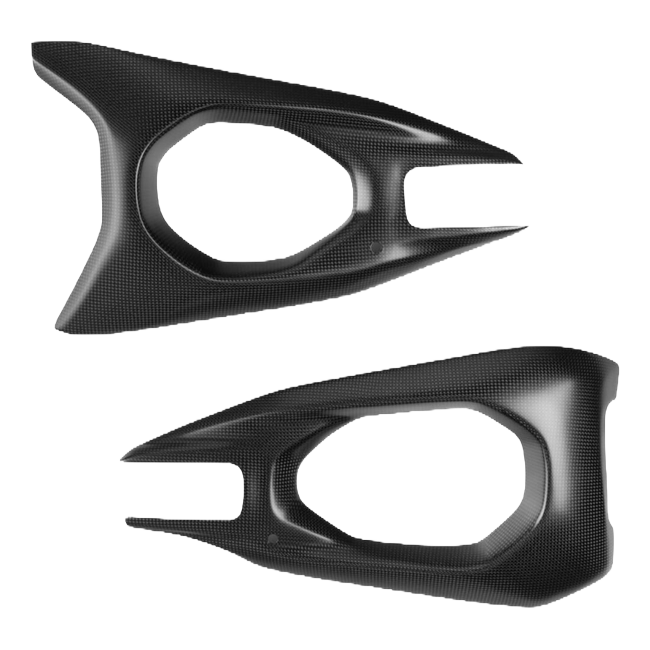 LighTech CARD2460M carbon part with the A1 plate support for Ducati Panigale V4 S – product view