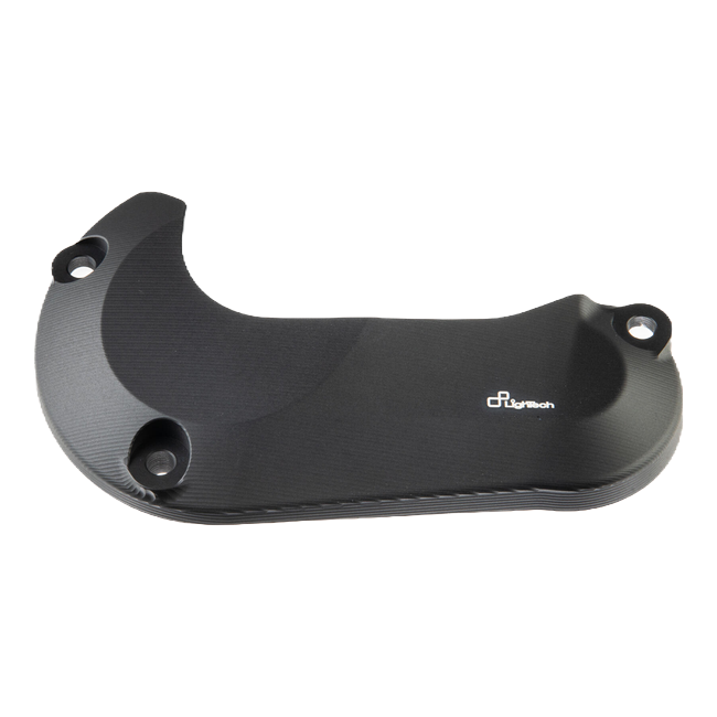 LighTech ECPTR007 billet case protector in black for Triumph SPEED TRIPLE 1200 RS – product view