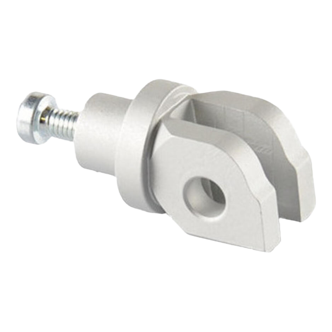 LighTech FTP031 footpeg adapter kit in silver for Kawasaki Z900 SE – product view