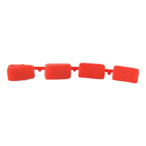 LighTech GM001 alien lever rubber insert in red for Kawasaki Z900 – product view