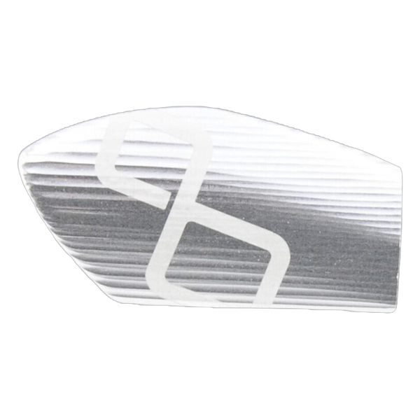 LighTech ISS118 lever guard end cap in silver for motorcycle – product view
