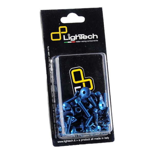 LighTech 6T1M engine bolt kit in blue for Triumph SPEED TRIPLE 1050 – product view