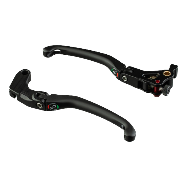 LighTech KLEV113J aluminium lever kit brake & clutch in black for motorcycle – product view