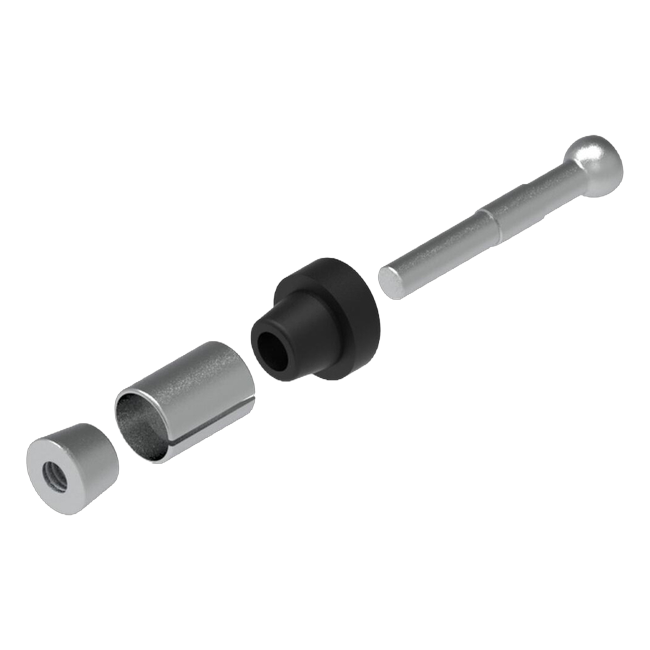 LighTech KPL302 lever guard adapter in black for Suzuki GSX-S1000 – product view
