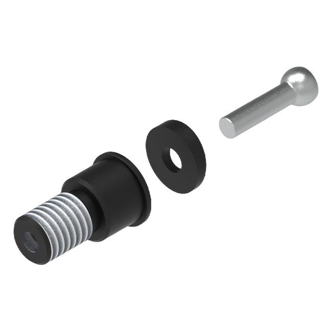 LighTech KPL310 lever guard adapter in black for Yamaha MT-07 – product view