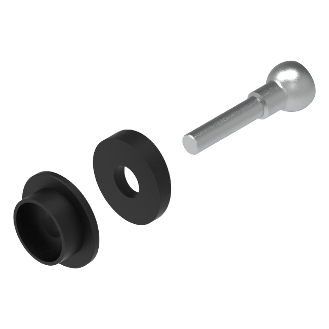 LighTech KPL311 lever guard adapter in black for Yamaha R1M – product view