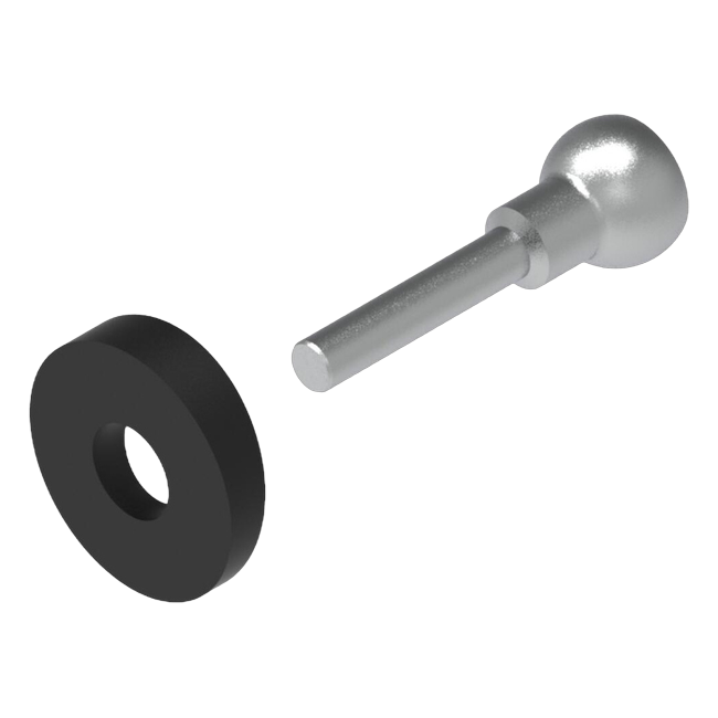 LighTech KPL339 lever guard adapter in black for Ducati Panigale V4 S – product view