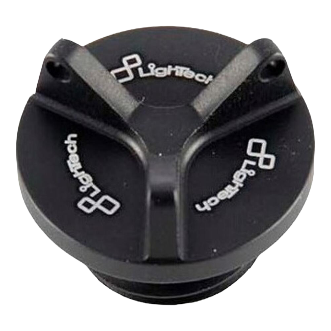 LighTech OIL001 oil filler cap m20 x 1.5 in black for Aprilia DORSODURO 1200 – product view