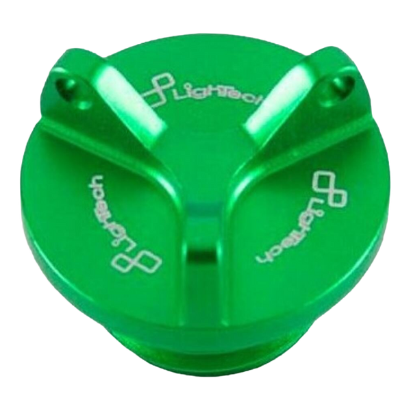 LighTech OIL004 oil filler cap m19.5 x 2.5 in green for Kawasaki ER-6N – product view