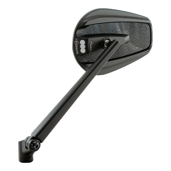 LighTech SPEAL036SX aluminium-carbon mirror in black for motorcycle – product view 2