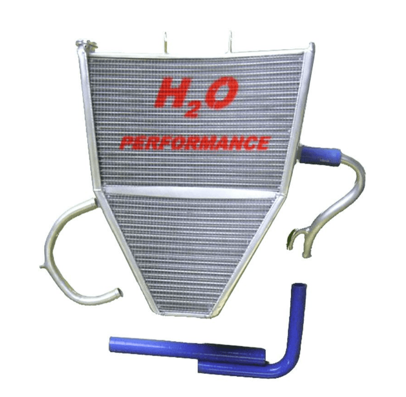 H2O Performance water radiator kit for Kawasaki ZX-6R 2007–2008