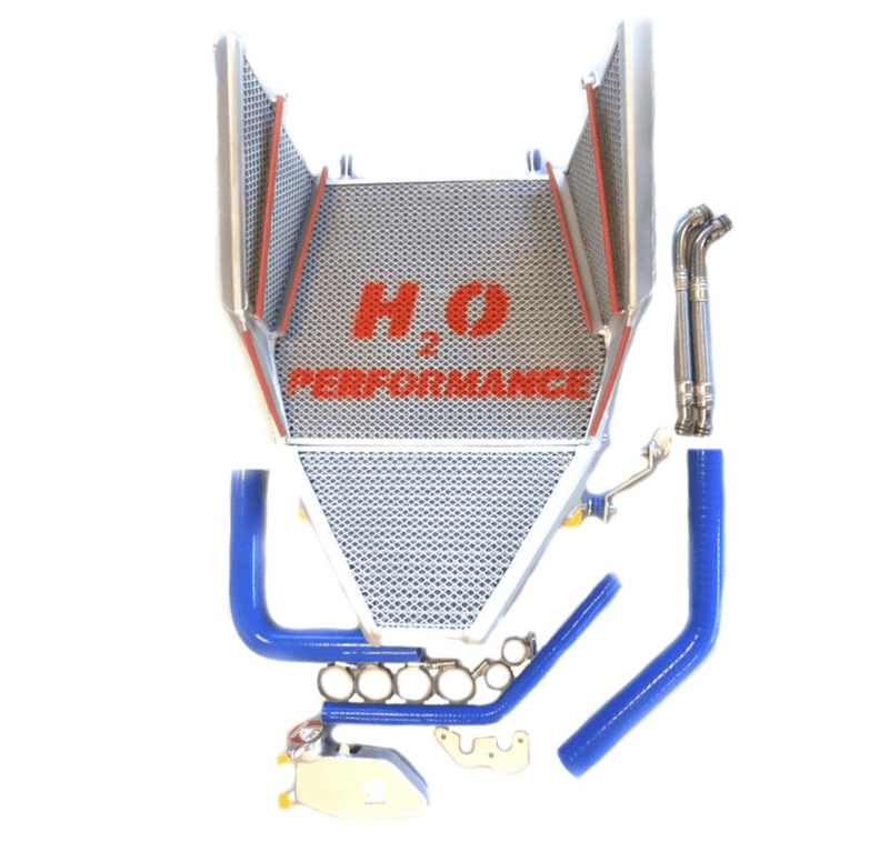 H2O Performance EVO water and oil cooler kit for MV Agusta F3 aluminium radiator upgrade