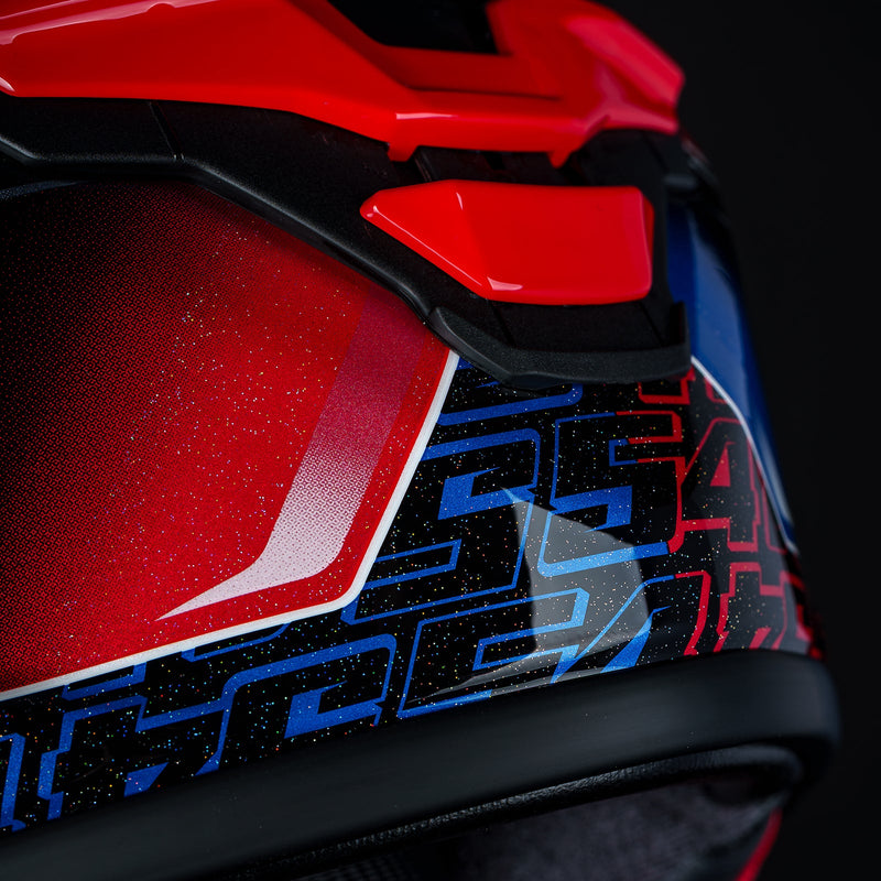 Shoei X-SPR PRO helmet in Toprak Razgatlıoğlu Replica 2025 gloss blue livery