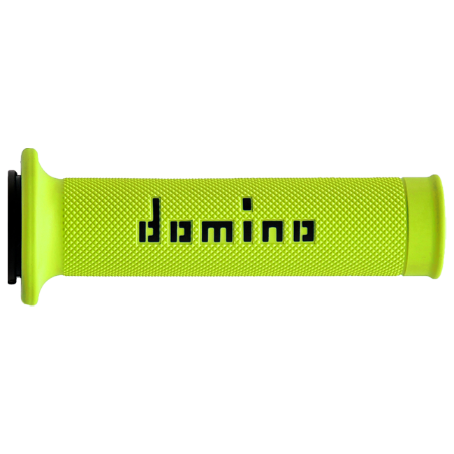 Domino A010 Racing Grips in multiple colour options for 22 mm and 25.4 mm handlebars