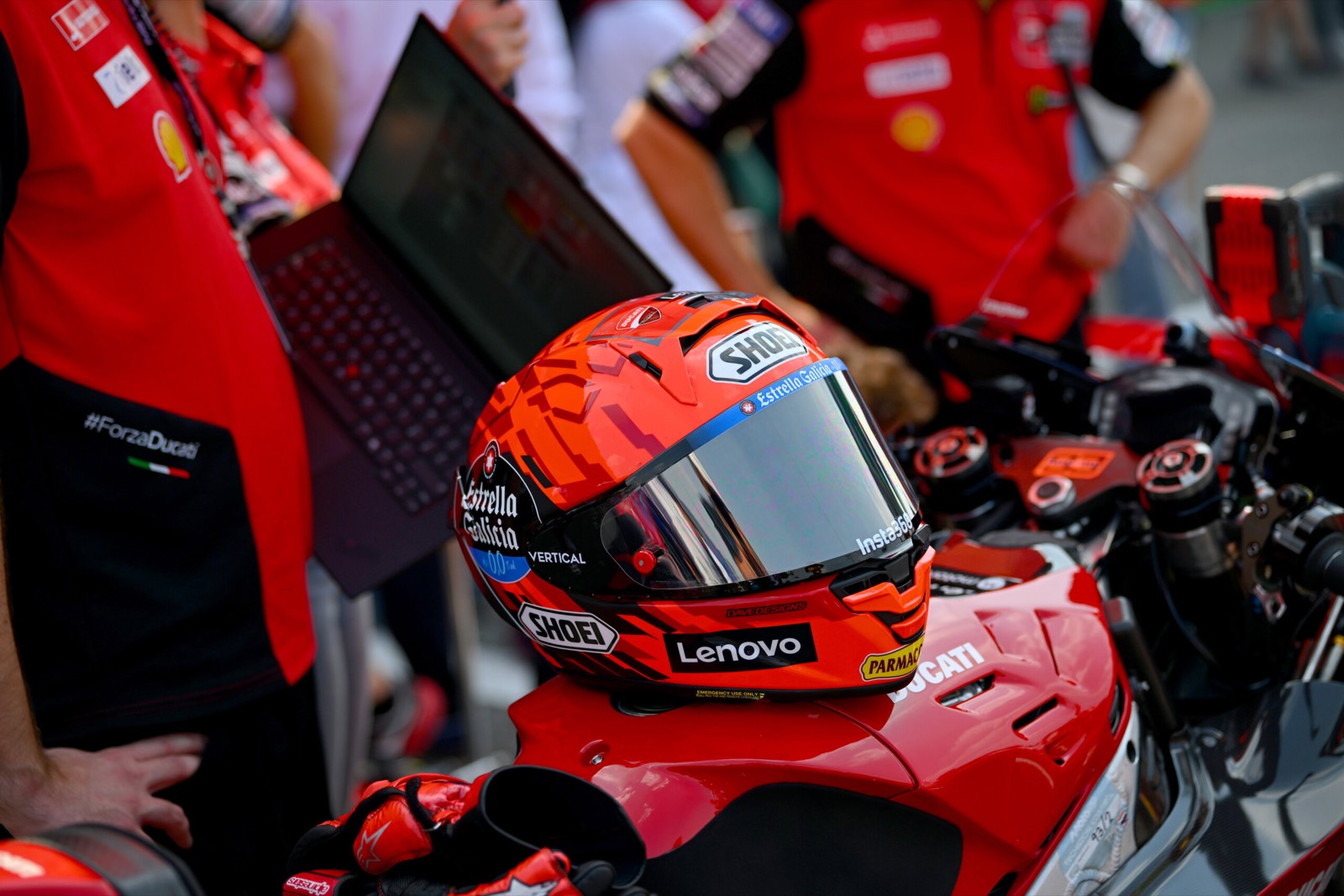 Marc Márquez on the limit, GP Thailand 2025
